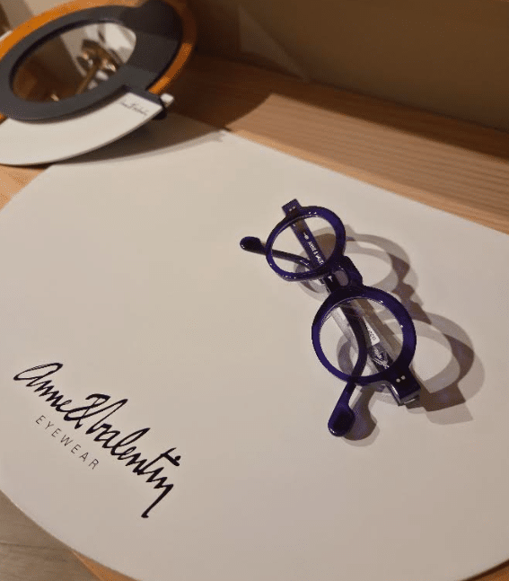 lunettes acétate violet marin et martin